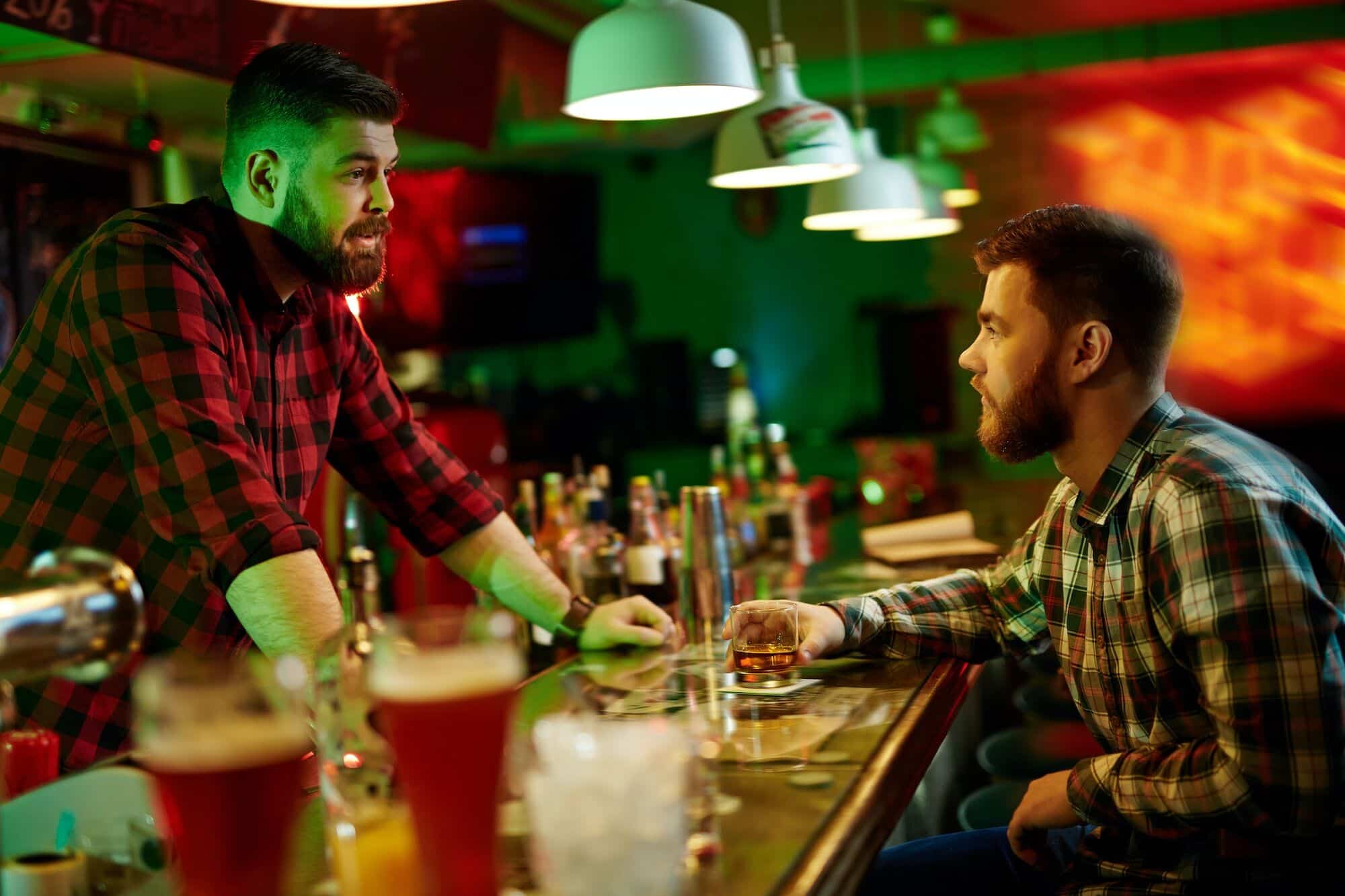 Conversation with the bartender