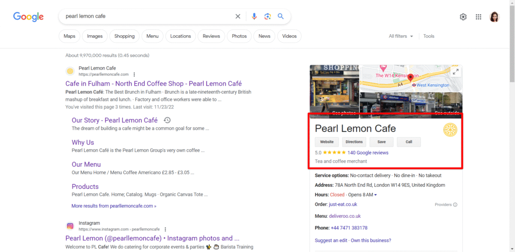 Pearl lemon Cafe Built From Scratch Case Study