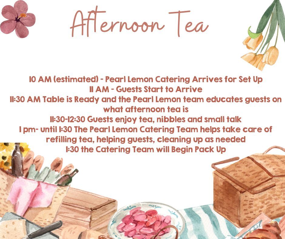 Catering Case Study Brompton Afternoon Tea
