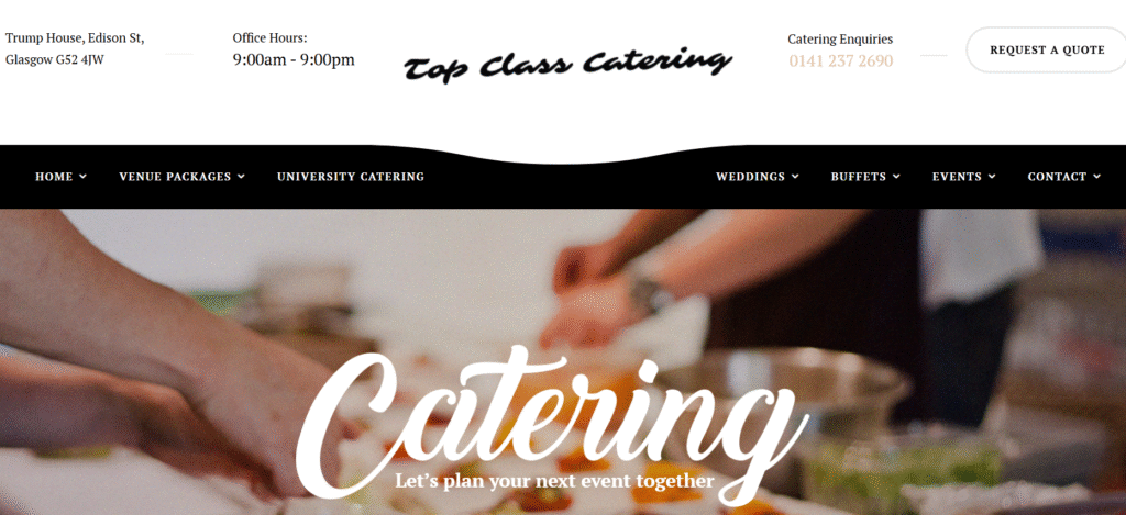 Top 10 Catering Companies In Scotland