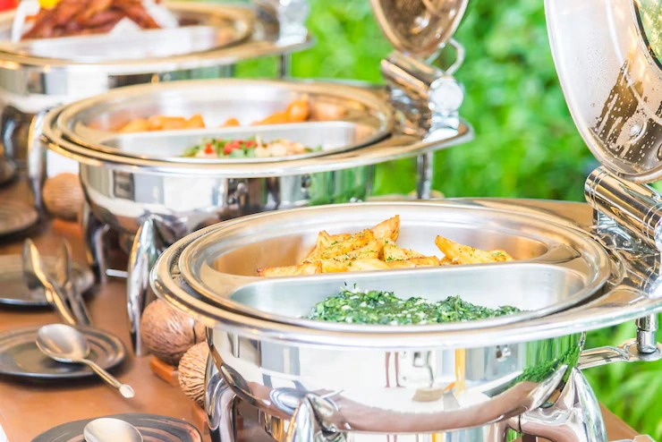 Music Event Catering in France Plated Service and Buffet Options