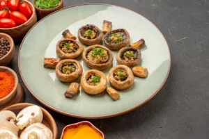 Finger Food Stuffed Mushrooms