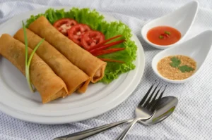 Finger Food Vegan Spring Rolls