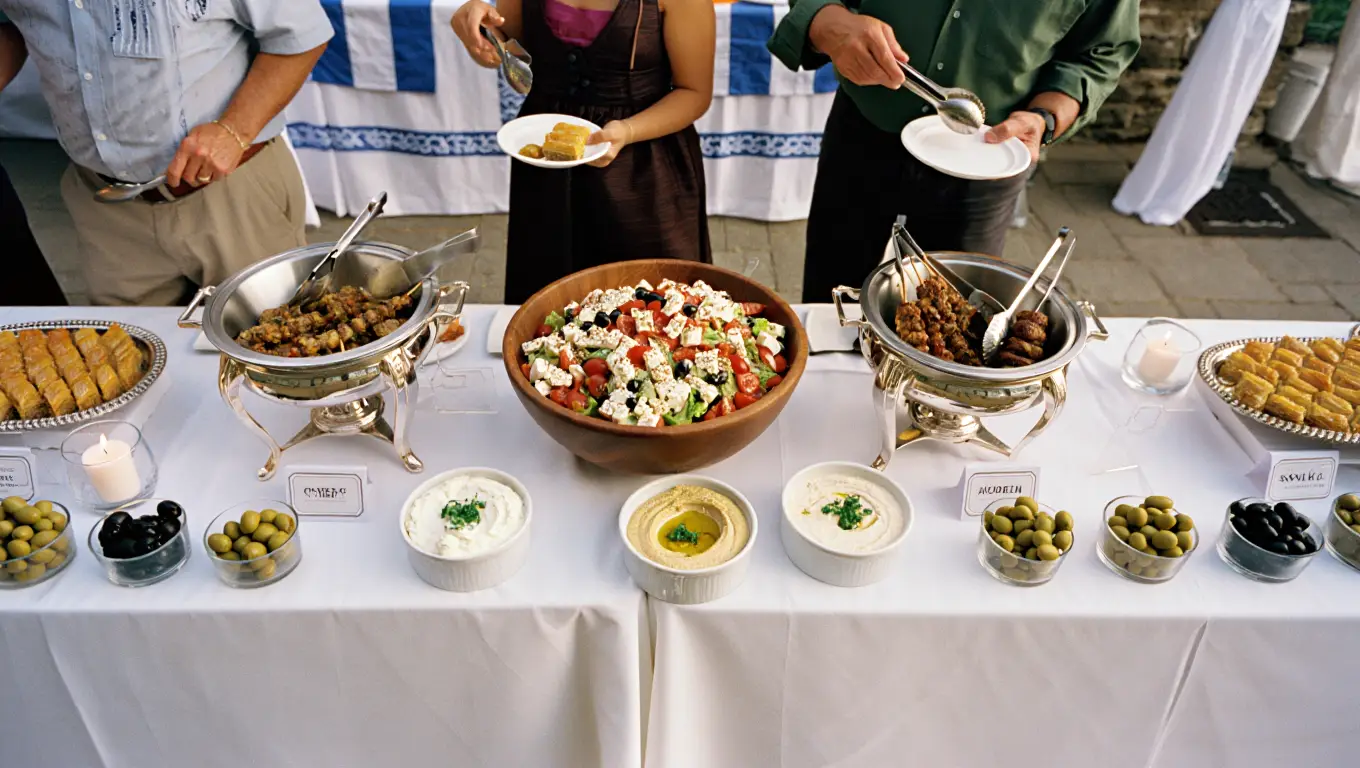 Buffet-Style Greek Food Catering