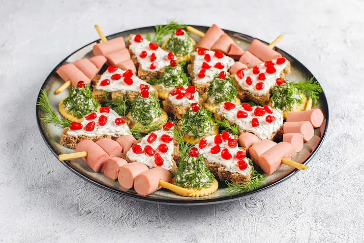 Premium Canapes Mini Platters Catering Services