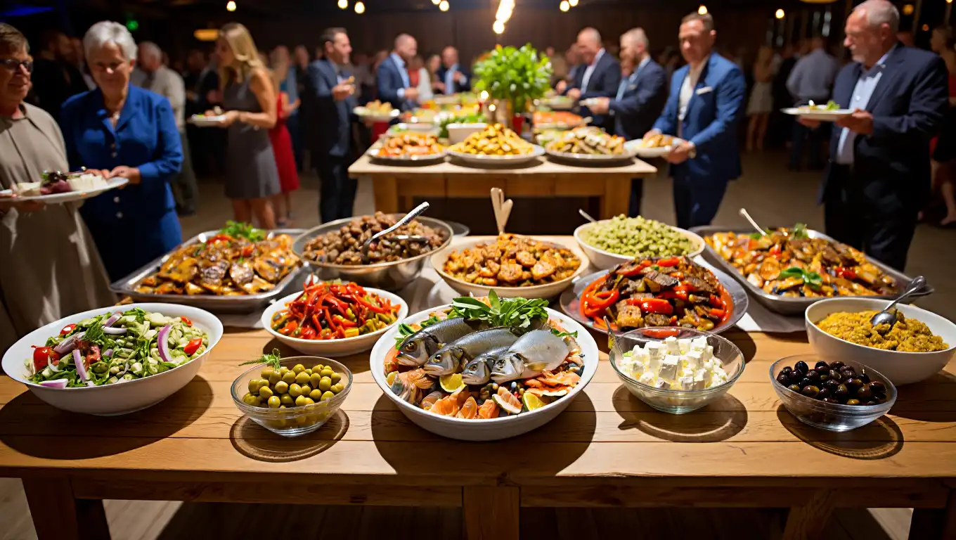 Greek Food Catered for Corporate Event