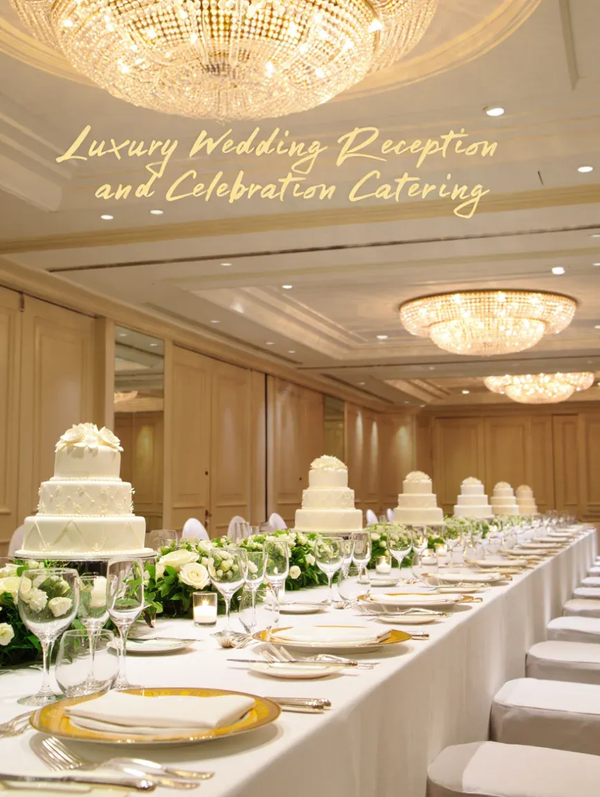Luxury Wedding Reception and Celebration Catering