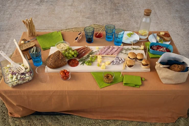 Gourmet picnic menus offered by Picnic Catering Services in London with fresh and delicious options