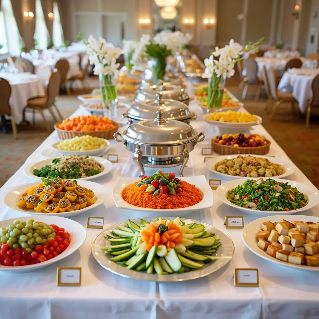 Buffet Service Vegan Catering serrvies