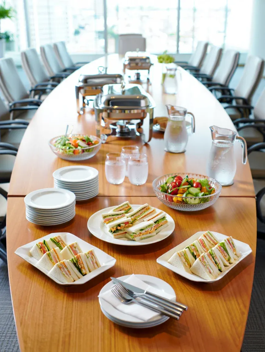Business Lunch and Meeting Catering our