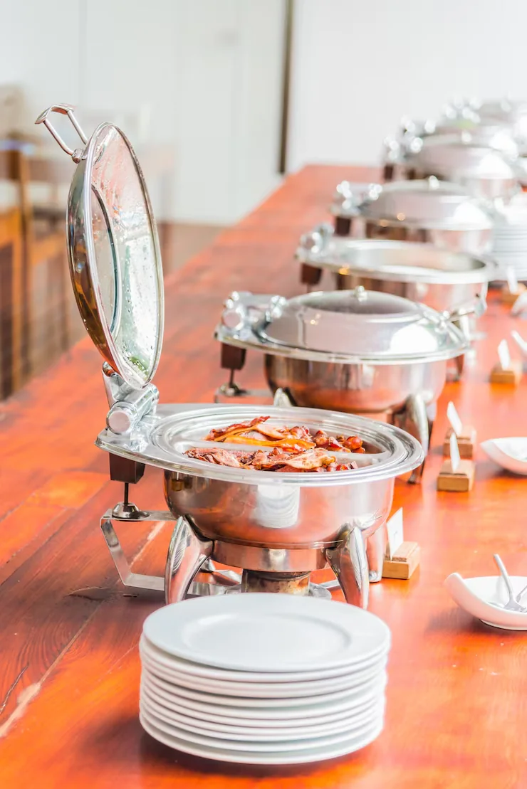 Office-Based Buffet Delivery and Setup