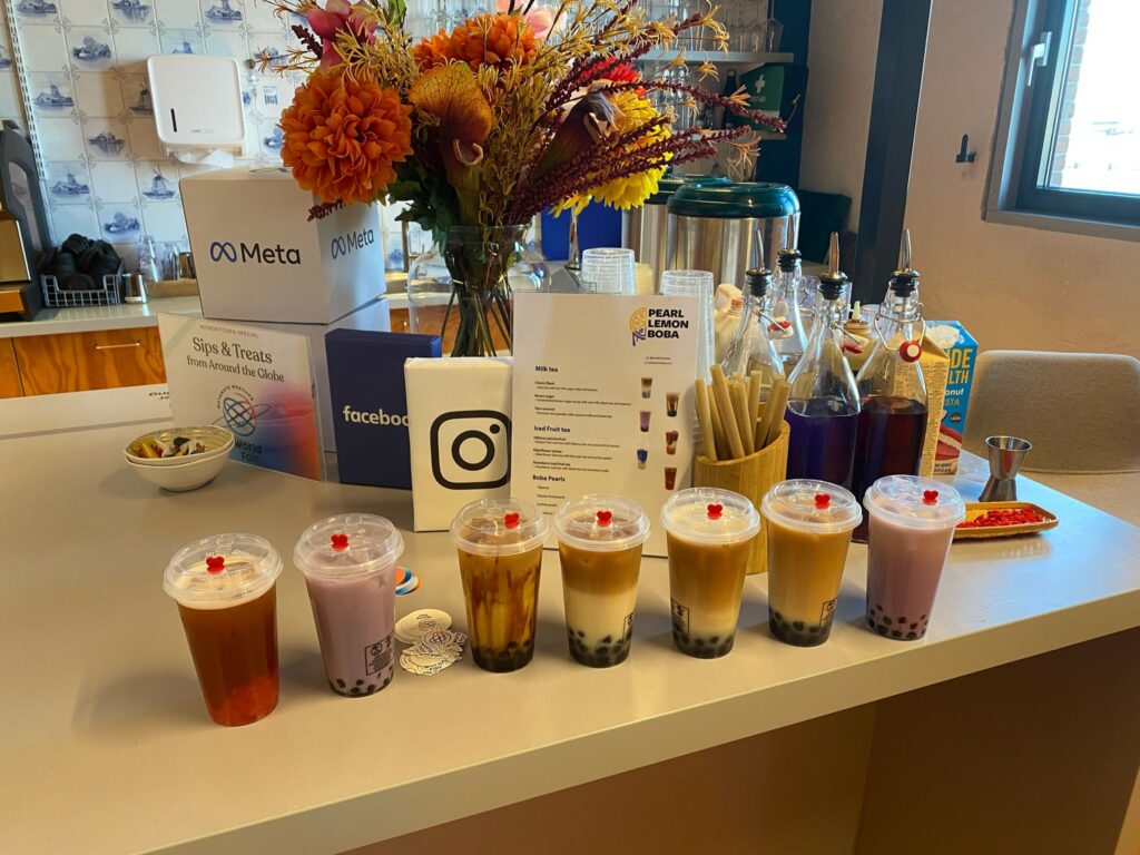 Case Study: Meta Bubble Tea Event in Amsterdam by Pearl Lemon Catering Results & Outcomes