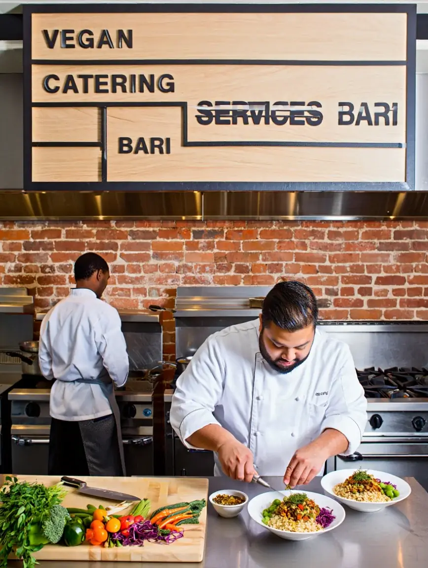 vegan caterig services bari