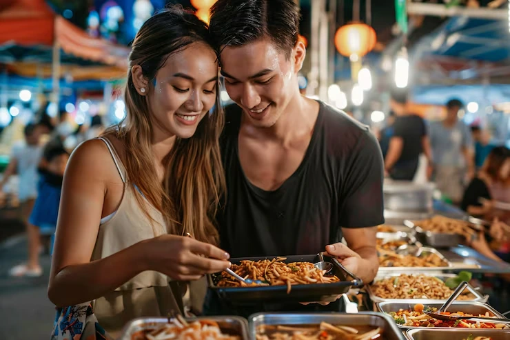 Festival-Style Food Stations