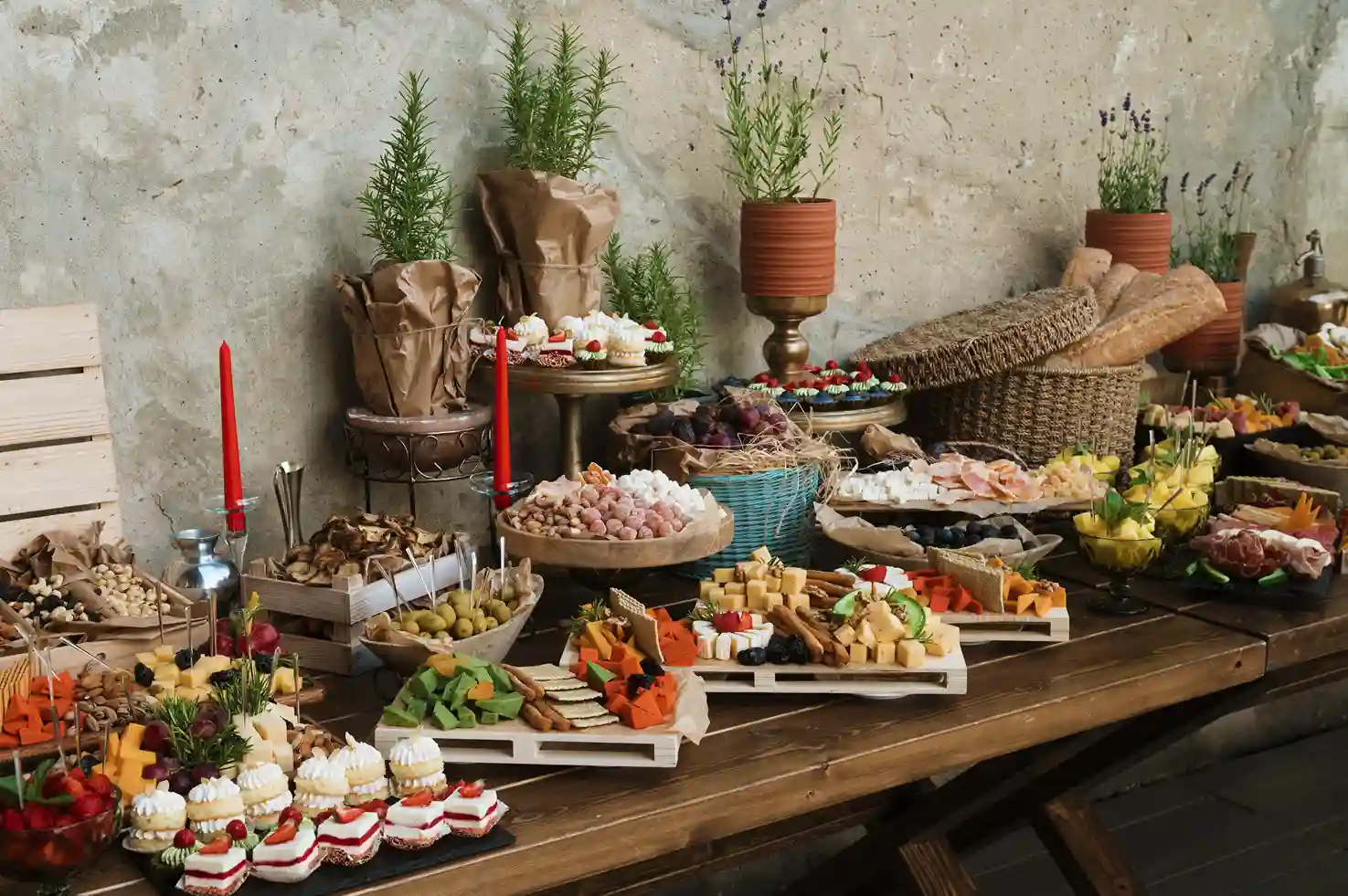 cold christmas buffet catering services in belfast