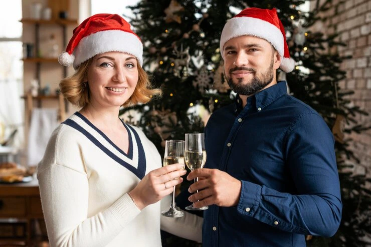Corporate Drinks and Non-Alcoholic Christmas Station in Leeds Providing Festive Beverage Options
