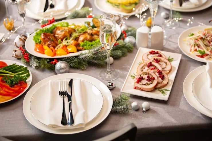 Expert Christmas Private Dining Catering Services Providing Elegant Festive Meals for Offices