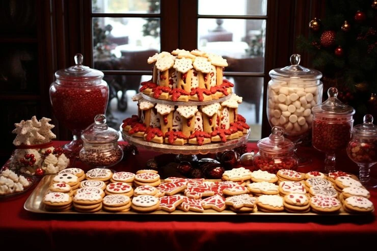 Expert Corporate Christmas Dessert Station and Seasonal Sweet Table Services Providing Festive Treats