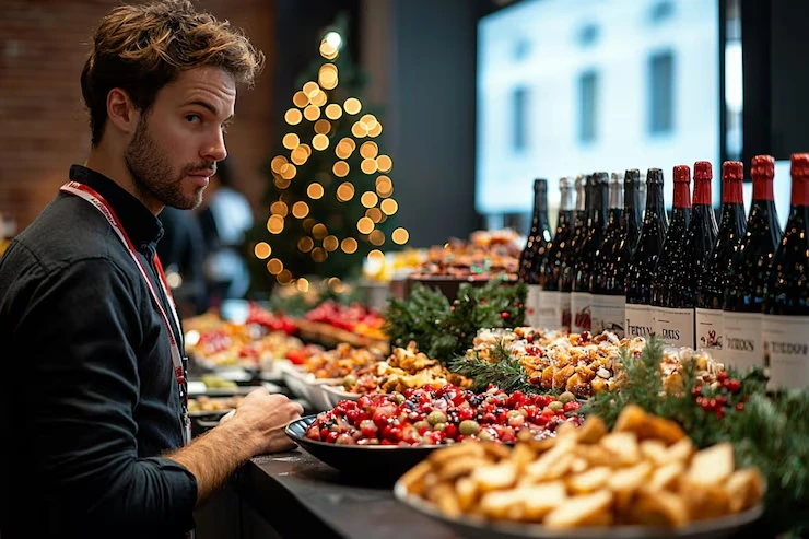 Expert Hot and Cold Christmas Canapé Production Services