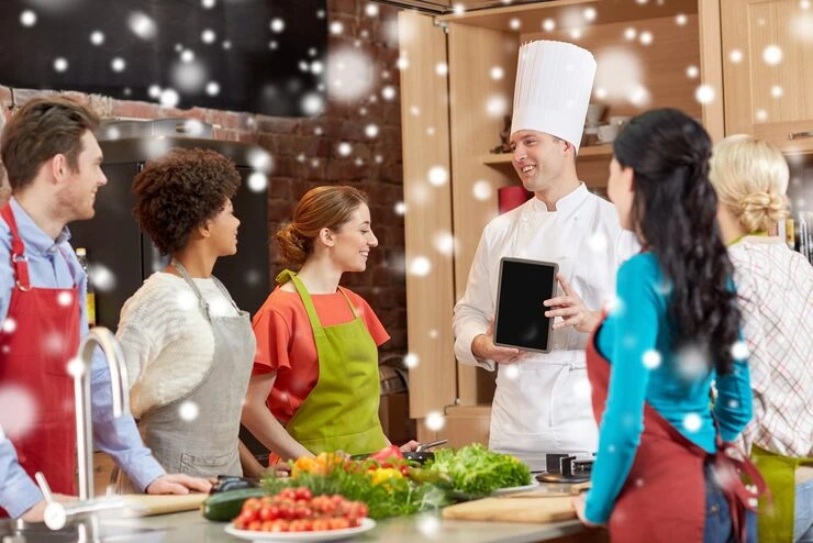 Expert On-Site Chef Station Services Providing Live Cooking for Corporate and Holiday Events