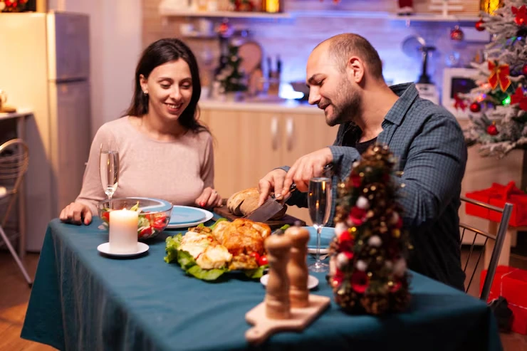 Expert Private Halal Christmas Dinner Catering Services Providing Full-Service Festive Menus