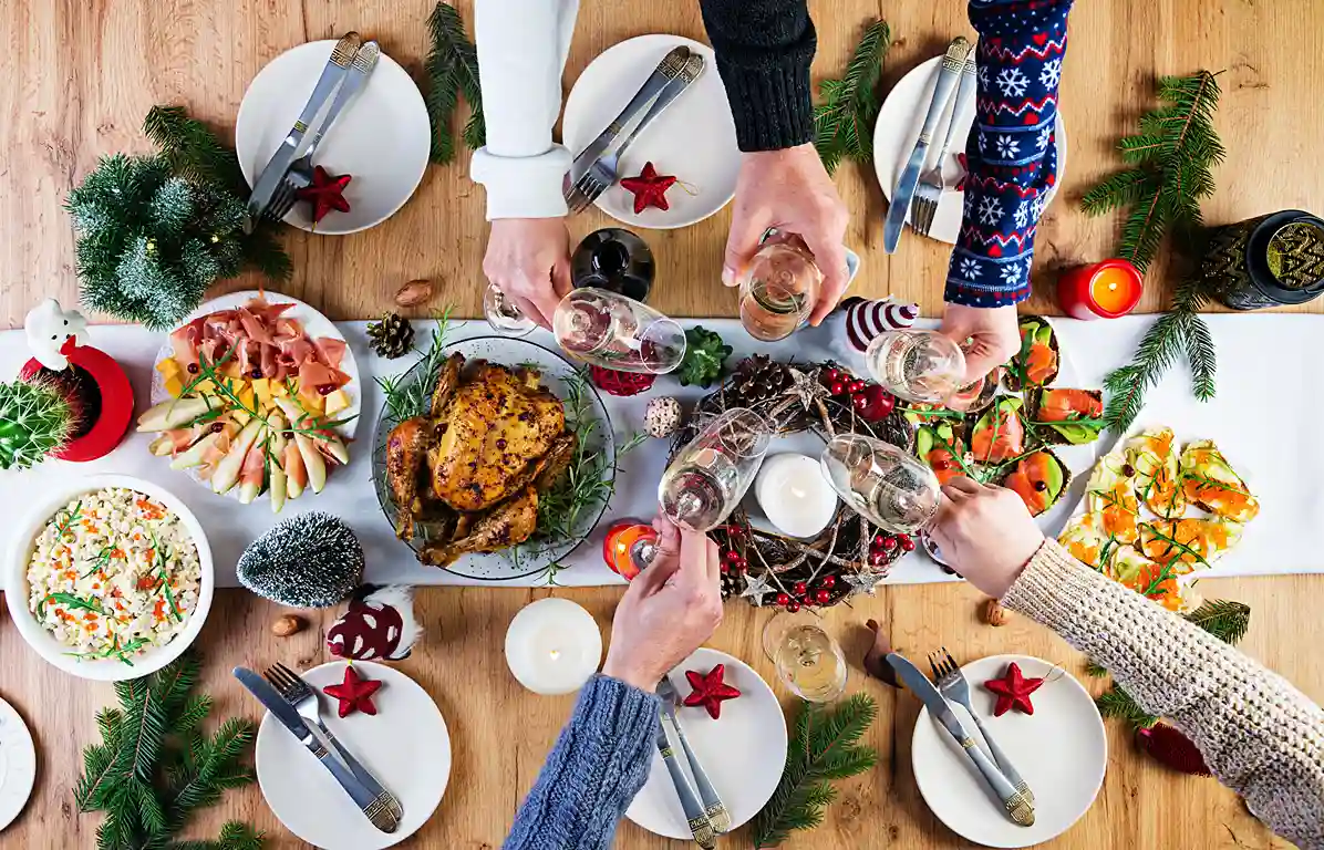 christmas hot festive buffet catering services