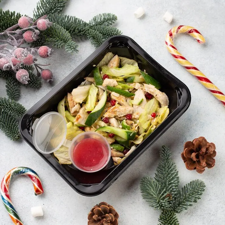 Individual Christmas Lunch Boxes