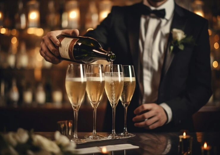 Champagne and Prosecco Bar Service