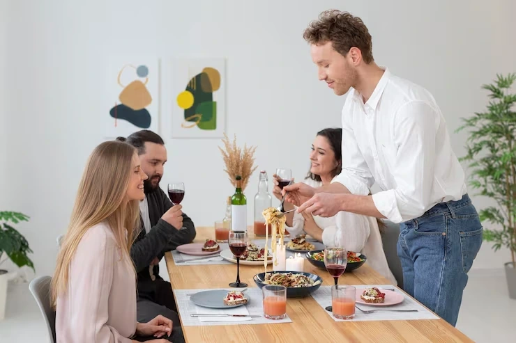 Corporate event catering services in Chicago with professionally presented food at a business event