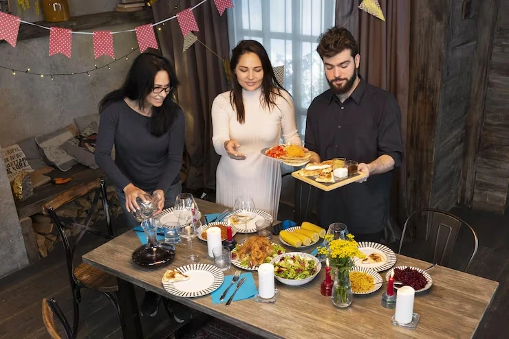 Daily lunch catering service for London offices with freshly prepared meals delivered to a corporate workplace