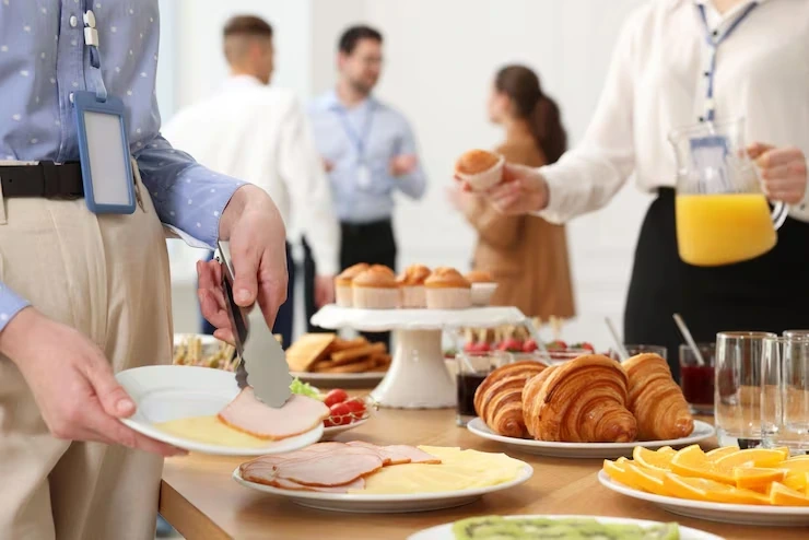 Dietary requirement management for London offices with clearly labelled meals catering to diverse needs