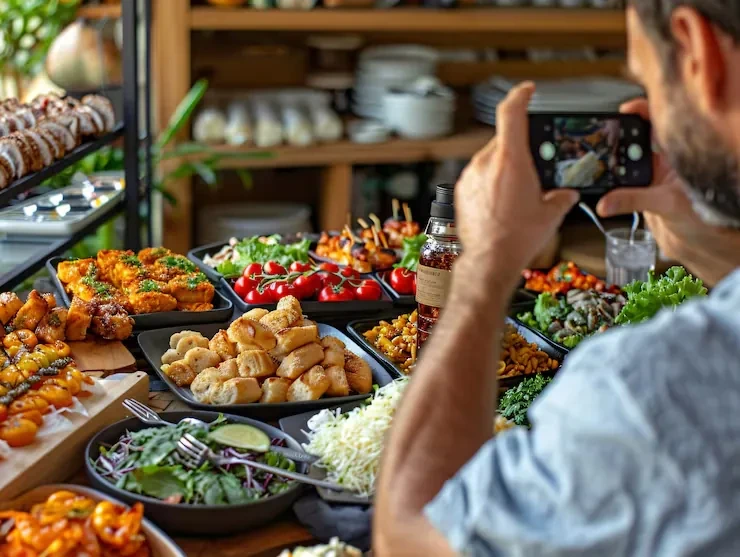 Event catering services for large venues across Birmingham with large-scale food service and professional setup