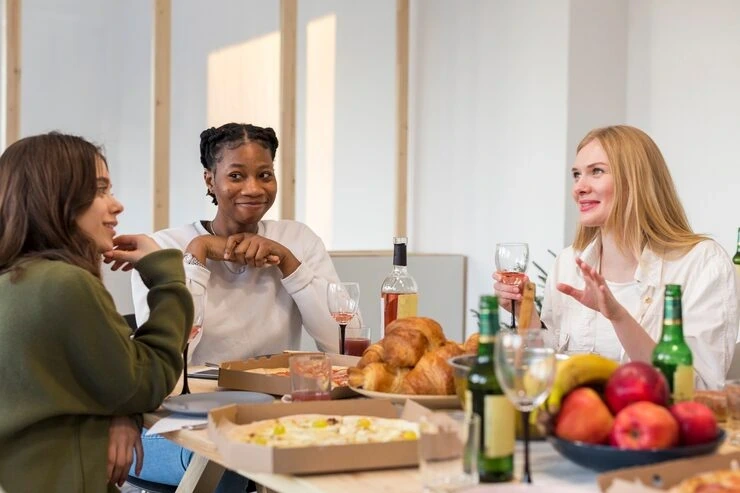 Office lunch catering services for Los Angeles teams with freshly prepared meals in a modern workplace
