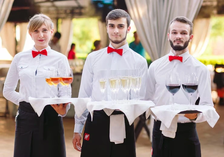 Sponsor and partner hospitality services in London with premium catering and guest reception at a corporate event