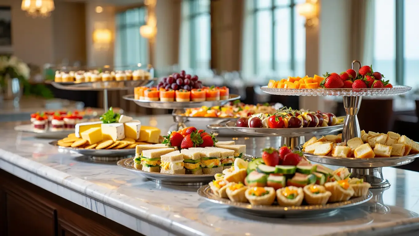 Professional Canapés And Finger Food Catering Team