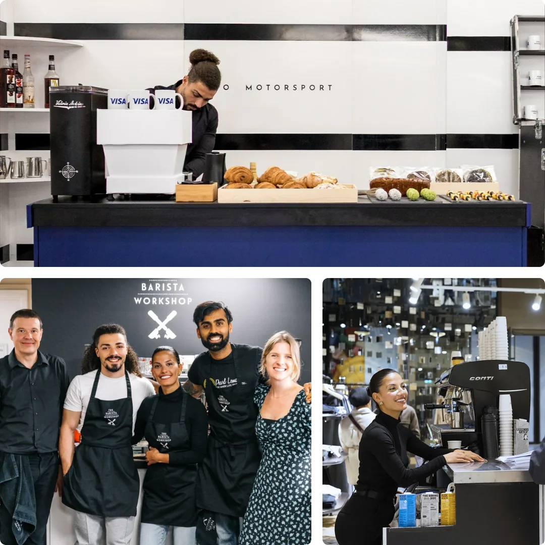 Corporate Catering Experts Team Preparing Professional Event Food Service for Business Meetings