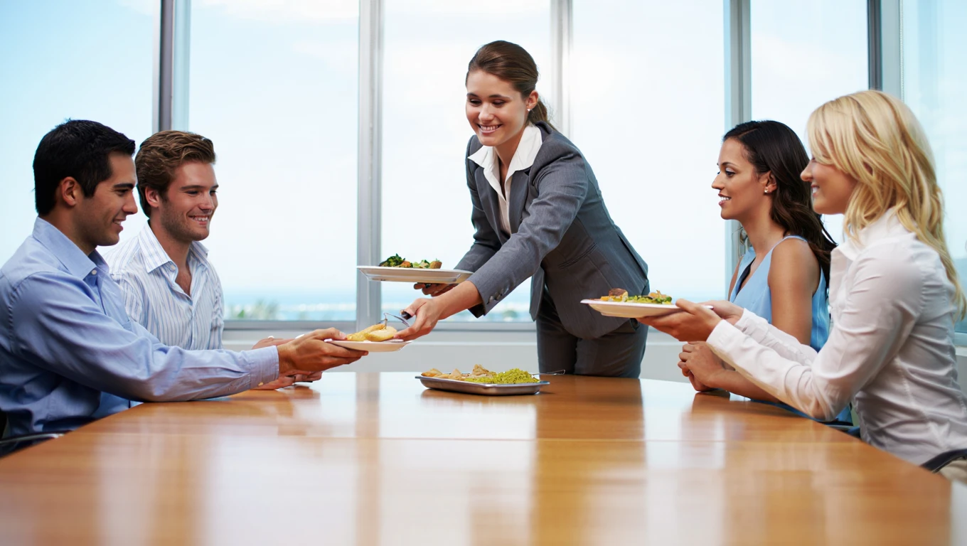 Office Lunch Catering Experts Team in Barcelona Providing Fresh Meals, Buffets, and Custom Menus