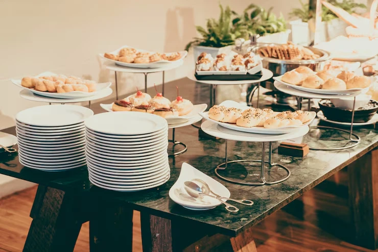 Conference Buffet Catering with Structured Service Flow