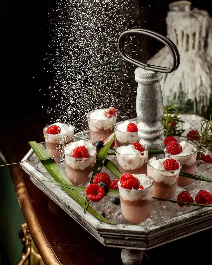 Luxury Dessert and Champagne Reception Catering