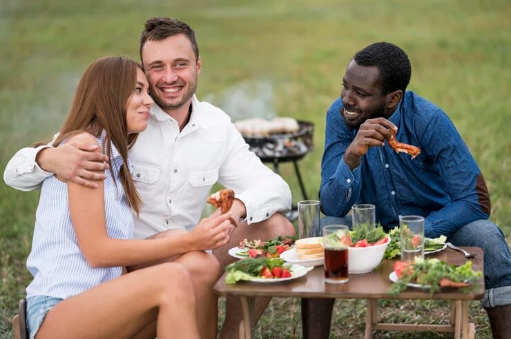 Outdoor Anniversary Event Catering