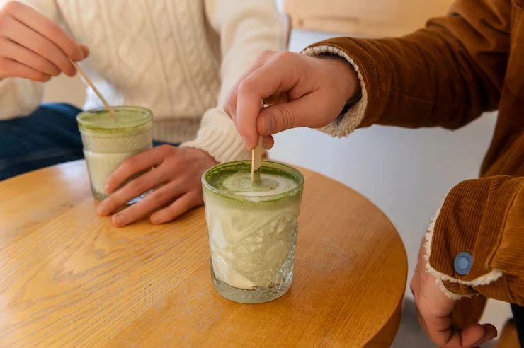 a Green-Themed Boba and Smoothie Activation for Wi