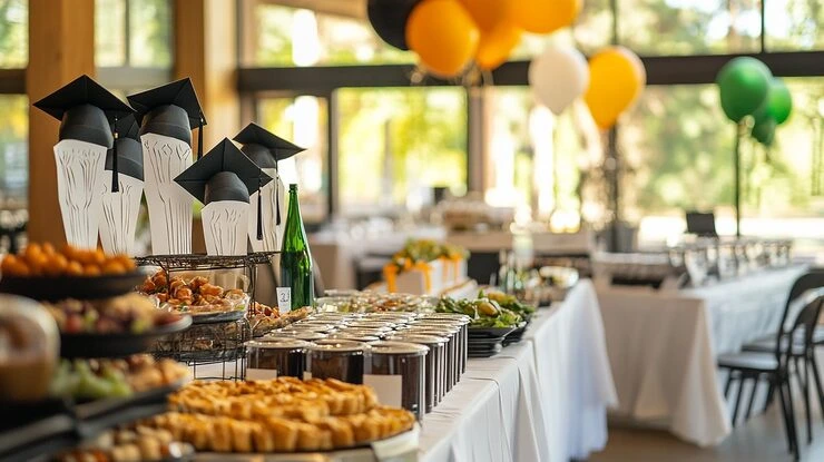 Graduation Party Buffet Catering for Flexible Service