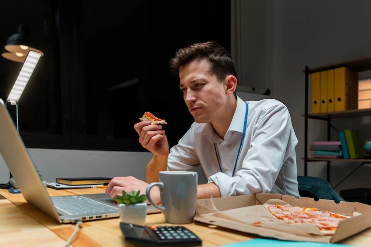 statics during food eating