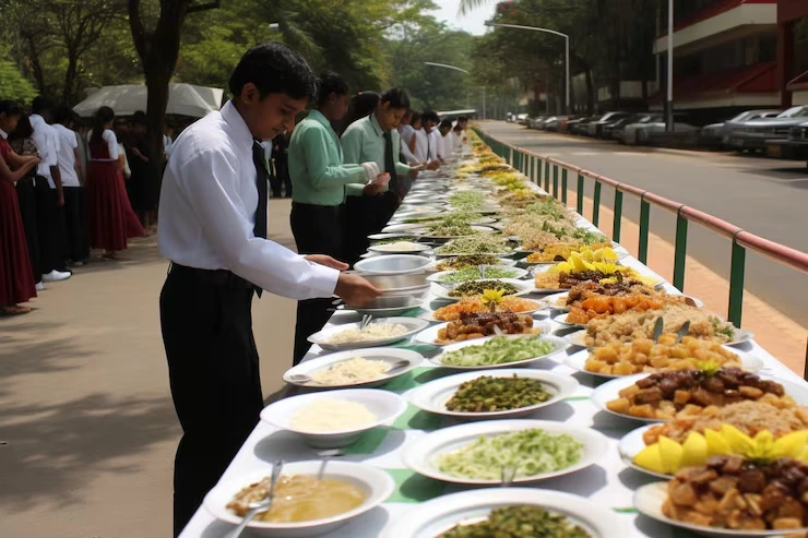 Street-Level Catering for Spectator Zones