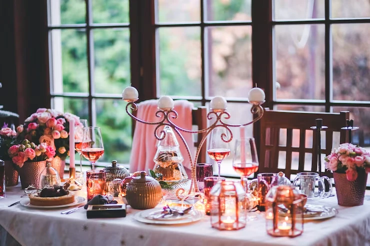 French wedding catering arranged for a London reception