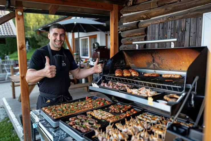 BBQ Catering London for Live Grill Events