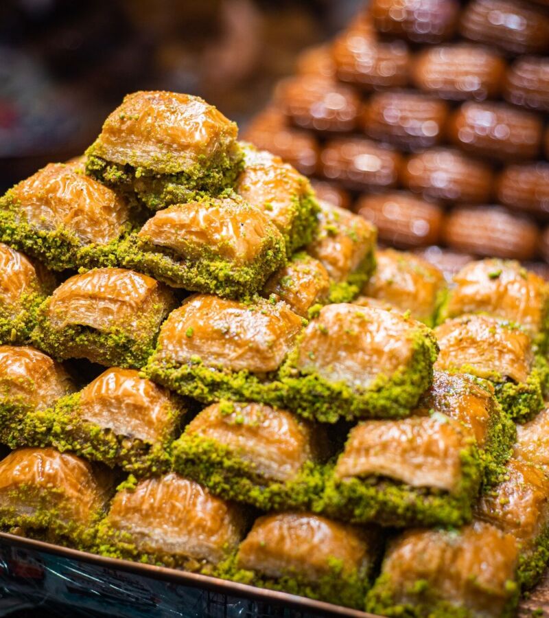 baklava sweets in Istanbul - Turkey, Istanbul Catering in London