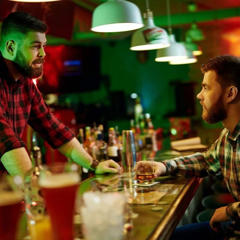 Conversation with the bartender