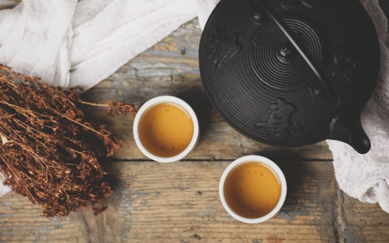 Traditional japanese herbal tea