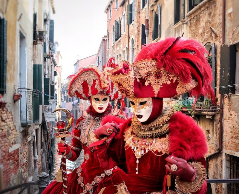 Typical venetian masquerade